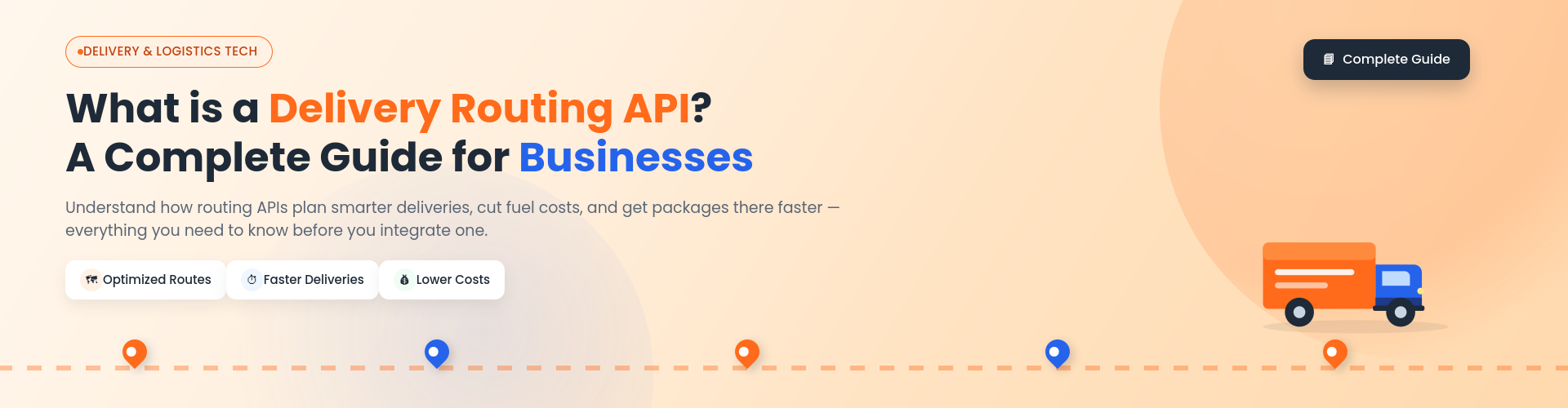 What is a Delivery Routing API? A Complete Guide for Businesses