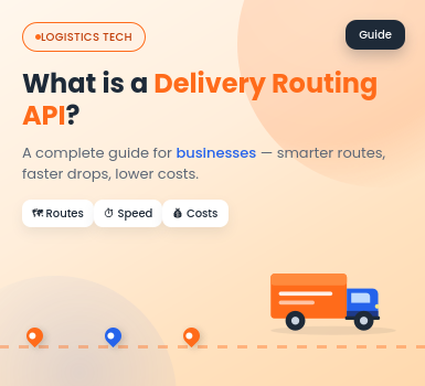 What is a Delivery Routing API? A Complete Guide for Businesses